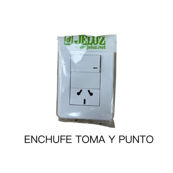 ENCHUFE JELUZ UN TOMA Y UN PUNTO